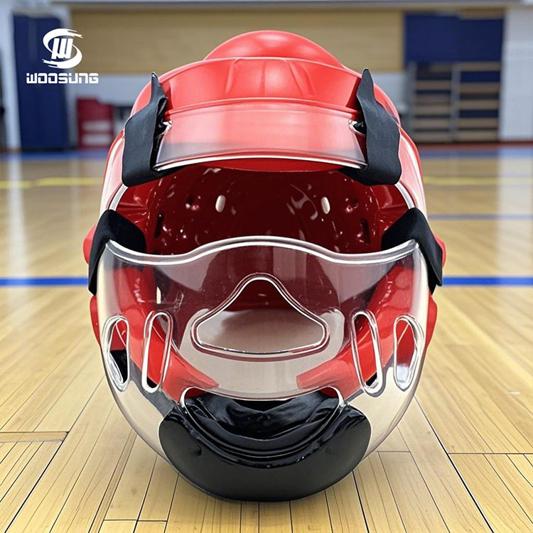 Protector de cabeza de Taekwondo con protector facial
